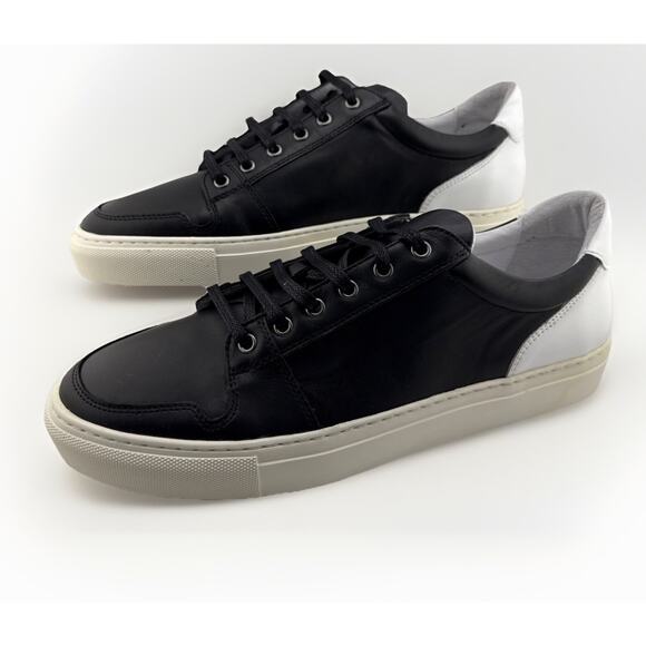 ALPHAKILO Men\'s Grady Sneaker Black/White $295 High quality Size 10.5‎ NEW main image 9